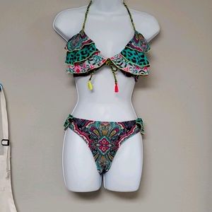 Betsey Johnson 2 Piece Swim Sz. M/L